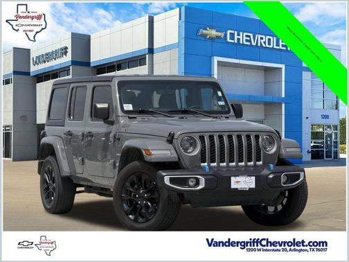 Sting-Gray Clearcoat 2023 Jeep Wrangler 4xe Sahara