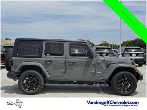Sting-Gray Clearcoat 2023 Jeep Wrangler 4xe Sahara