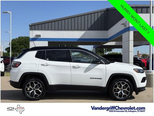 Bright White Clearcoat 2025 Jeep Compass Limited