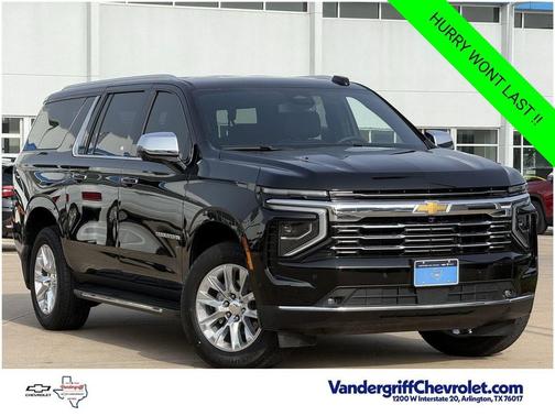 Black 2025 Chevrolet Suburban Premier