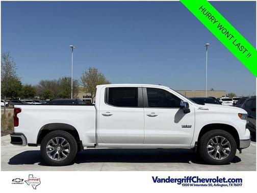 Summit White 2026 Chevrolet Silverado 1500 LT