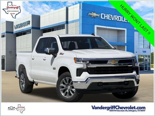 Summit White 2026 Chevrolet Silverado 1500 LT