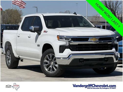 Summit White 2026 Chevrolet Silverado 1500 LT