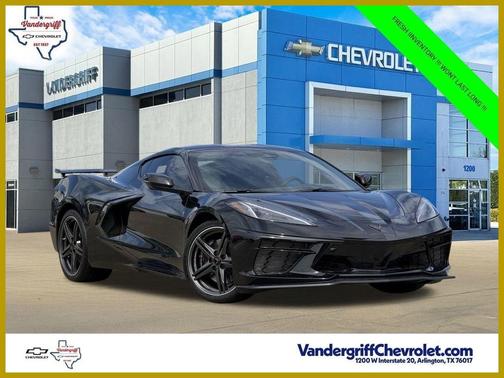 Black 2026 Chevrolet Corvette Stingray w/2LT
