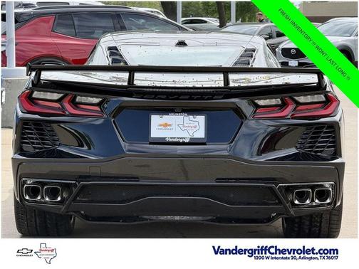 Black 2026 Chevrolet Corvette Stingray w/2LT