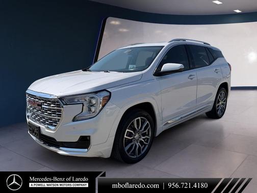 White Frost Tri-Coat 2022 GMC Terrain Denali
