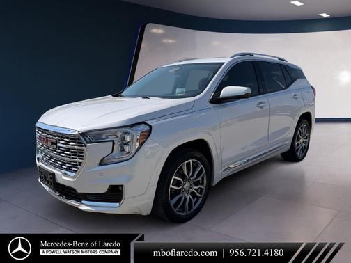 White Frost Tri-Coat 2022 GMC Terrain Denali
