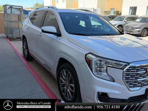 White Frost Tri-Coat 2022 GMC Terrain Denali