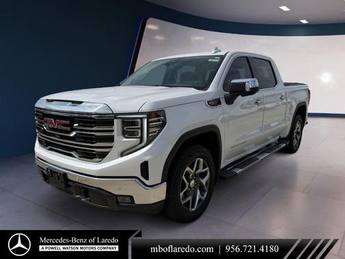 White Frost Tri-Coat 2024 GMC Sierra 1500 SLT