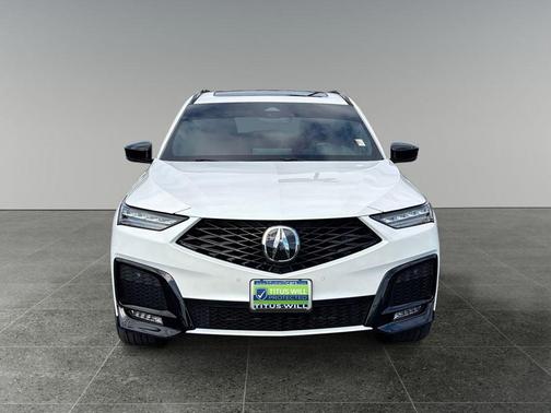 Platinum White Pearl 2025 Acura MDX A-SPEC Advance Package