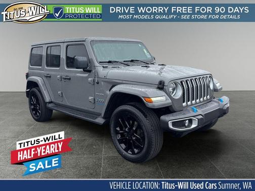 Sting-Gray Clearcoat 2023 Jeep Wrangler 4xe Sahara