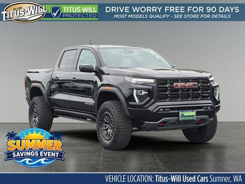 Onyx Black 2024 GMC Canyon AT4X