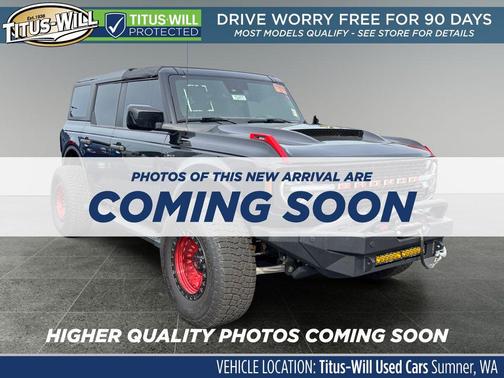 Shadow Black 2022 Ford Bronco Wildtrak