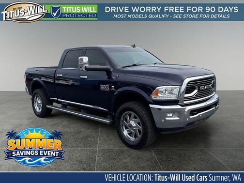 True Blue Pearlcoat 2017 RAM 3500 Longhorn