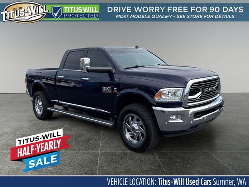 True Blue Pearlcoat 2017 RAM 3500 Longhorn