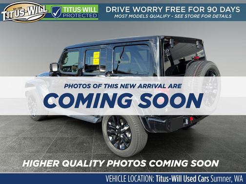 Black Clearcoat 2021 Jeep Wrangler Unlimited 4xe Sahara High Altitude