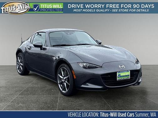 Machine Gray Metallic 2023 Mazda MX-5 Miata RF Grand Touring