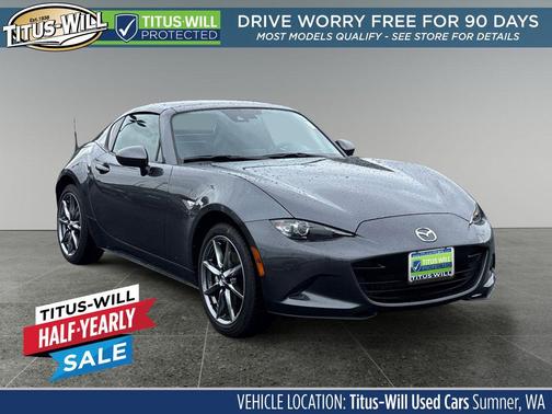 Machine Gray Metallic 2023 Mazda MX-5 Miata RF Grand Touring
