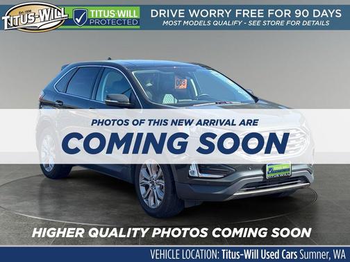 Forged Green Metallic 2023 Ford Edge Titanium