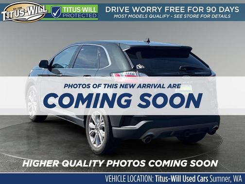 Forged Green Metallic 2023 Ford Edge Titanium