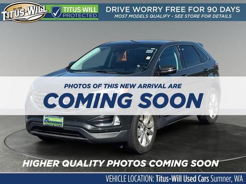 Forged Green Metallic 2023 Ford Edge Titanium