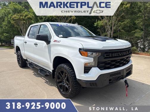 Summit White 2023 Chevrolet Silverado 1500 Custom Trail Boss