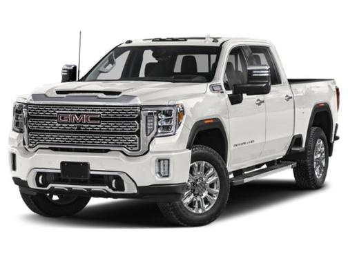 White Frost Tricoat 2021 GMC Sierra 3500 Denali