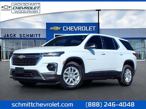 Summit White 2023 Chevrolet Traverse LS