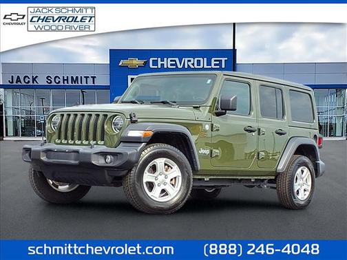 Sarge Green Clearcoat 2021 Jeep Wrangler Unlimited Sport