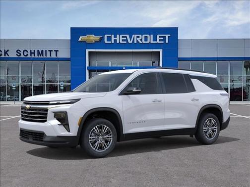 Summit White 2026 Chevrolet Traverse LT