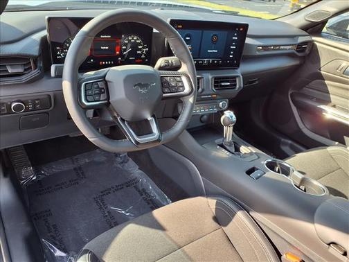 Blue 2025 Ford Mustang EcoBoost