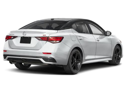 Aspen White Tricoat/Super Black 2024 Nissan Sentra SR