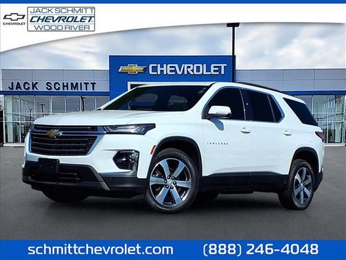 Summit White 2023 Chevrolet Traverse LT Leather