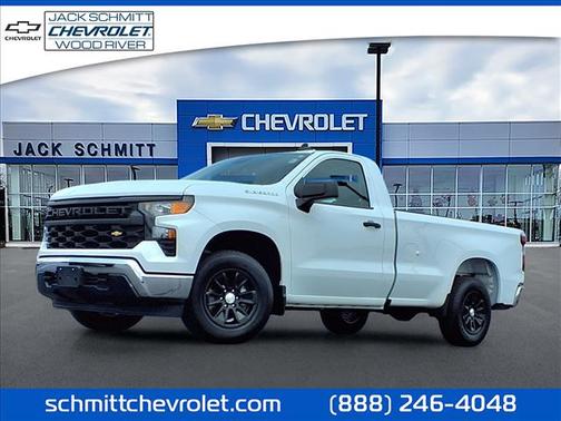 Summit White 2024 Chevrolet Silverado 1500 WT