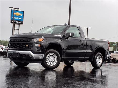 Black 2026 Chevrolet Silverado 1500 WT