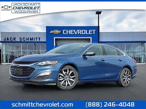 Lakeshore Blue Metallic 2024 Chevrolet Malibu RS