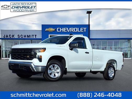 Summit White 2025 Chevrolet Silverado 1500 WT