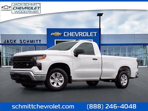Summit White 2025 Chevrolet Silverado 1500 WT