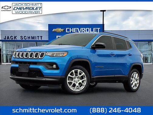 Laser Blue Pearlcoat 2023 Jeep Compass Latitude Lux