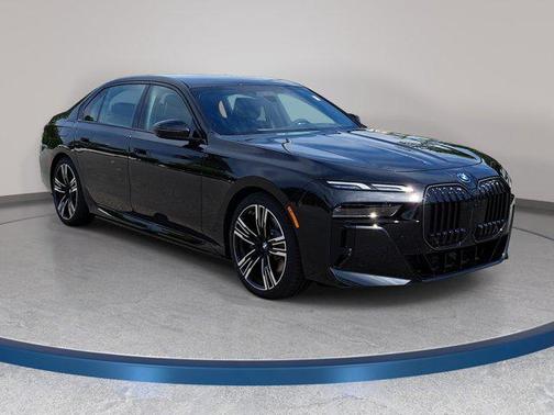 Black Sapphire Metallic 2025 BMW 750e i xDrive