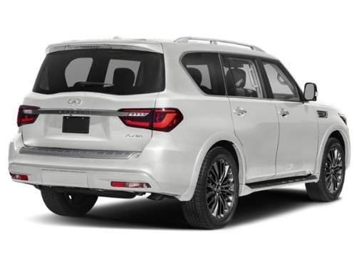 Moonstone White 2022 INFINITI QX80 PREMIUM SELECT AWD