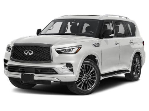 Moonstone White 2022 INFINITI QX80 PREMIUM SELECT AWD