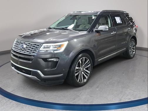 MAGNETIC METALLIC 2018 Ford Explorer Platinum