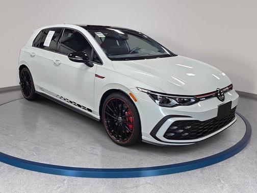Opal White w/Black Roof 2023 Volkswagen Golf GTI 2.0T S DSG