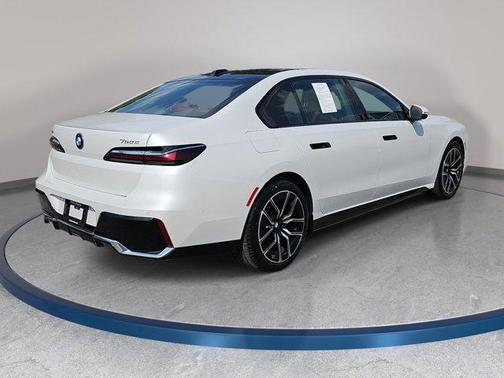 Mineral White Metallic 2025 BMW 750e i xDrive