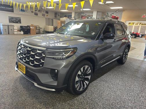 Carbonized Gray Metallic 2025 Ford Explorer Platinum