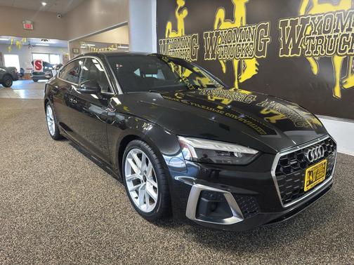 Mythos Black Metallic 2024 Audi A5 Sportback S line Premium Plus