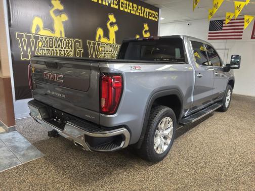 Satin Steel Metallic 2019 GMC Sierra 1500 SLT