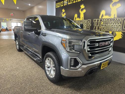 Satin Steel Metallic 2019 GMC Sierra 1500 SLT