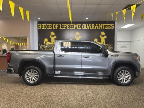 Satin Steel Metallic 2019 GMC Sierra 1500 SLT